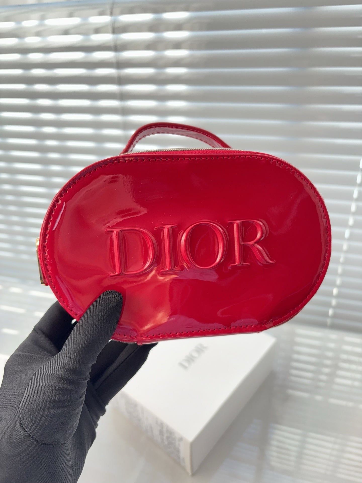 DIOR Vanity Red Make-up Bag