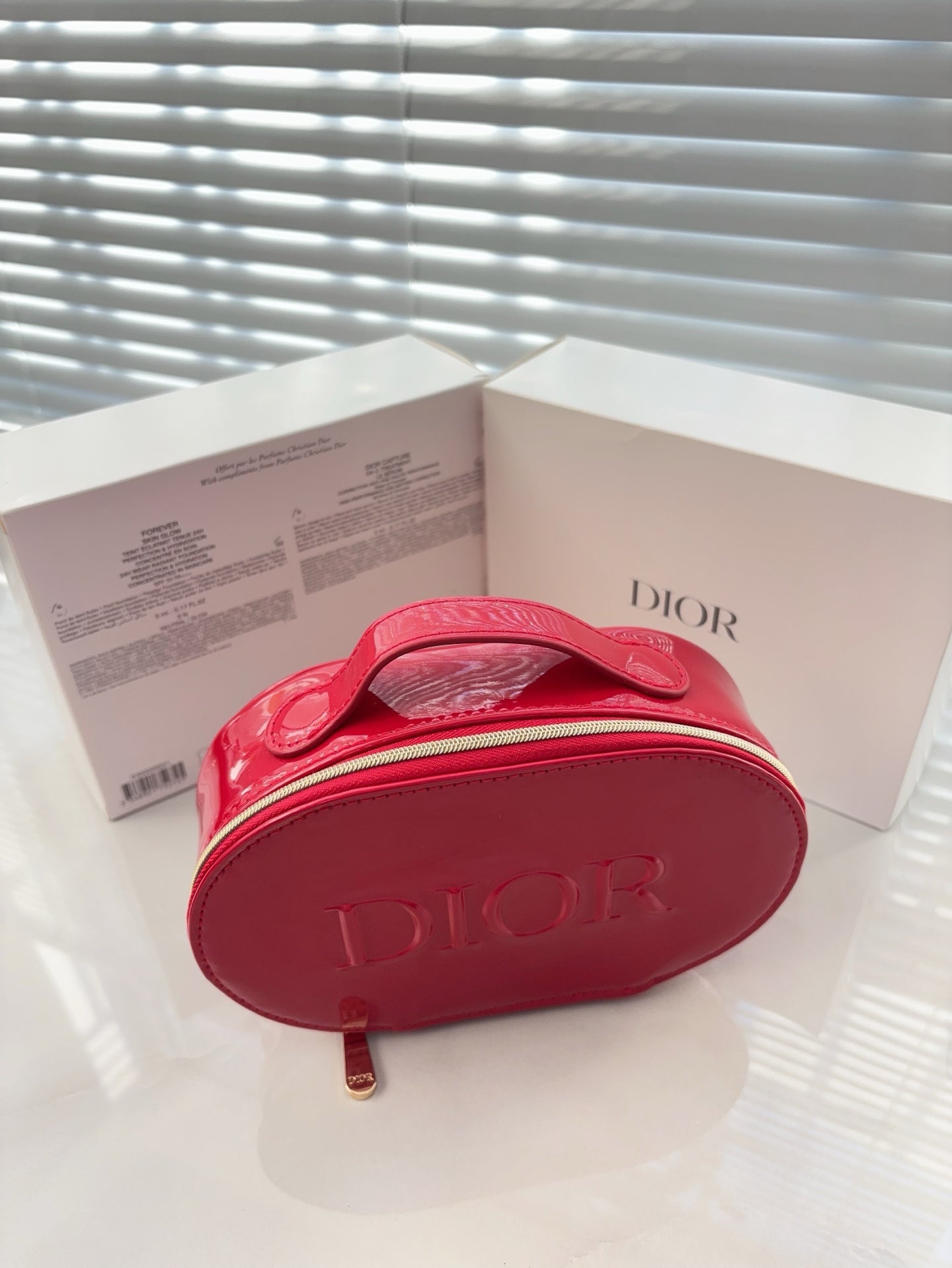 DIOR Vanity Red Make-up Bag