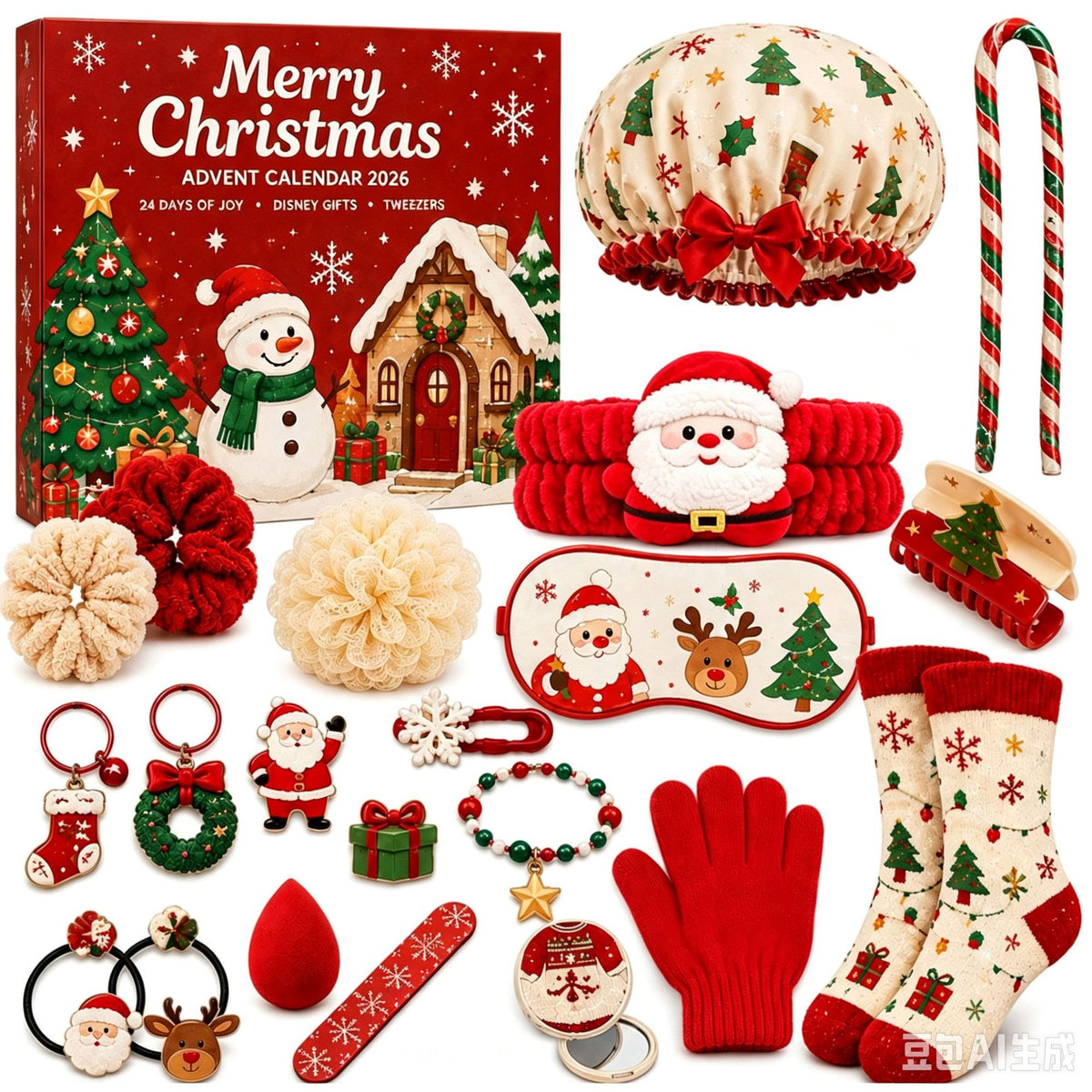 Christmas advent calendar surprise box