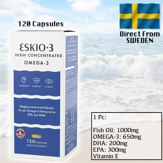 Eskio-3 High Concentrate Omega-3 120's Capsules