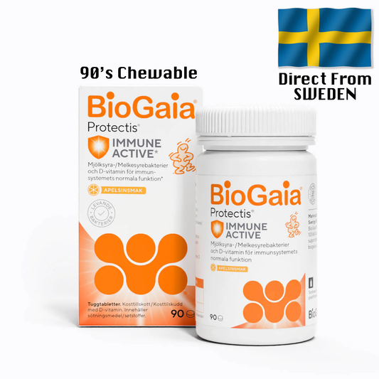 BioGaia, Protectis w/ Vitamin D 90 Chewable Tablets (Lemon)