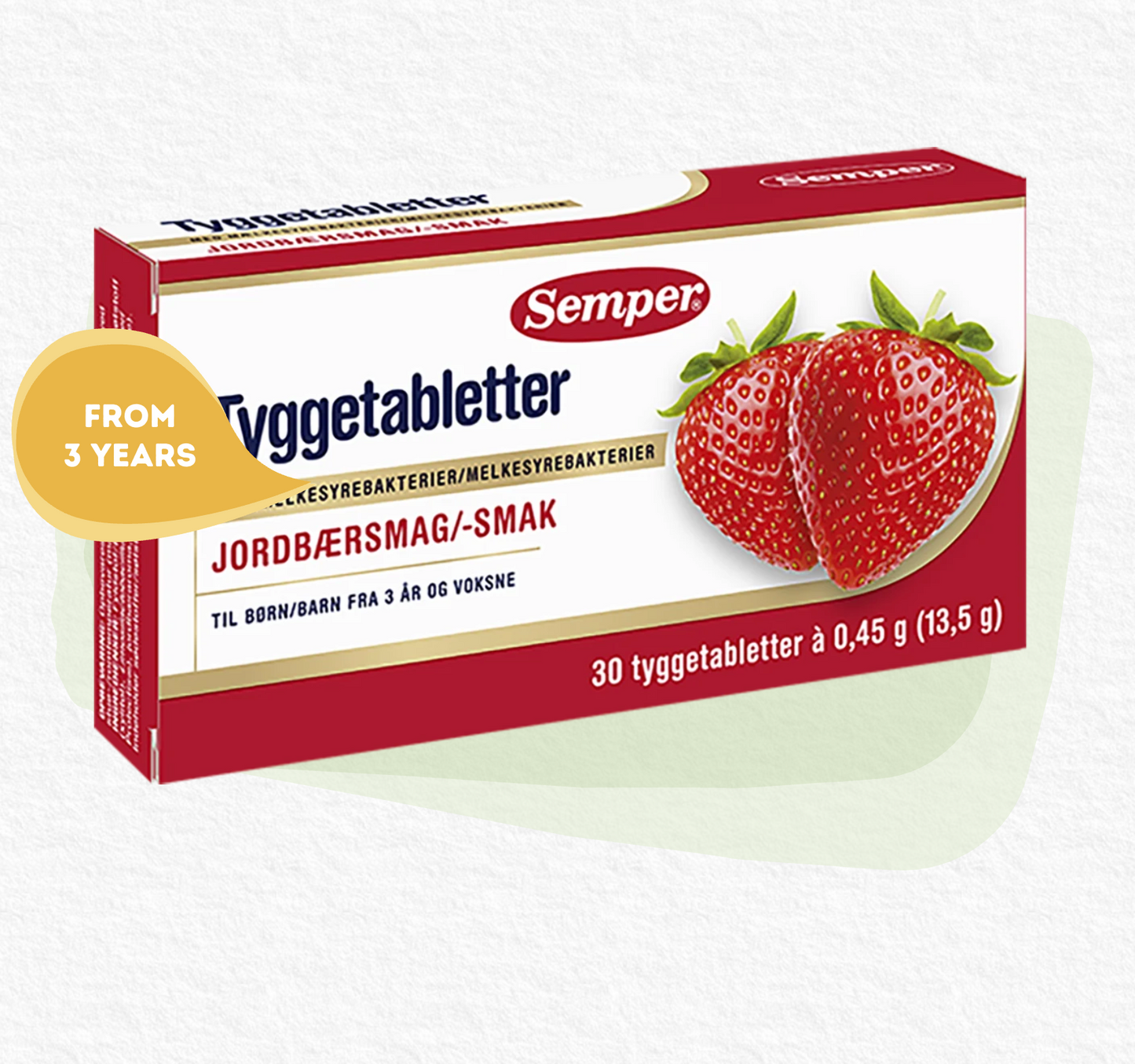 Semper, Probiotics Tablets 30's (Strawberry)