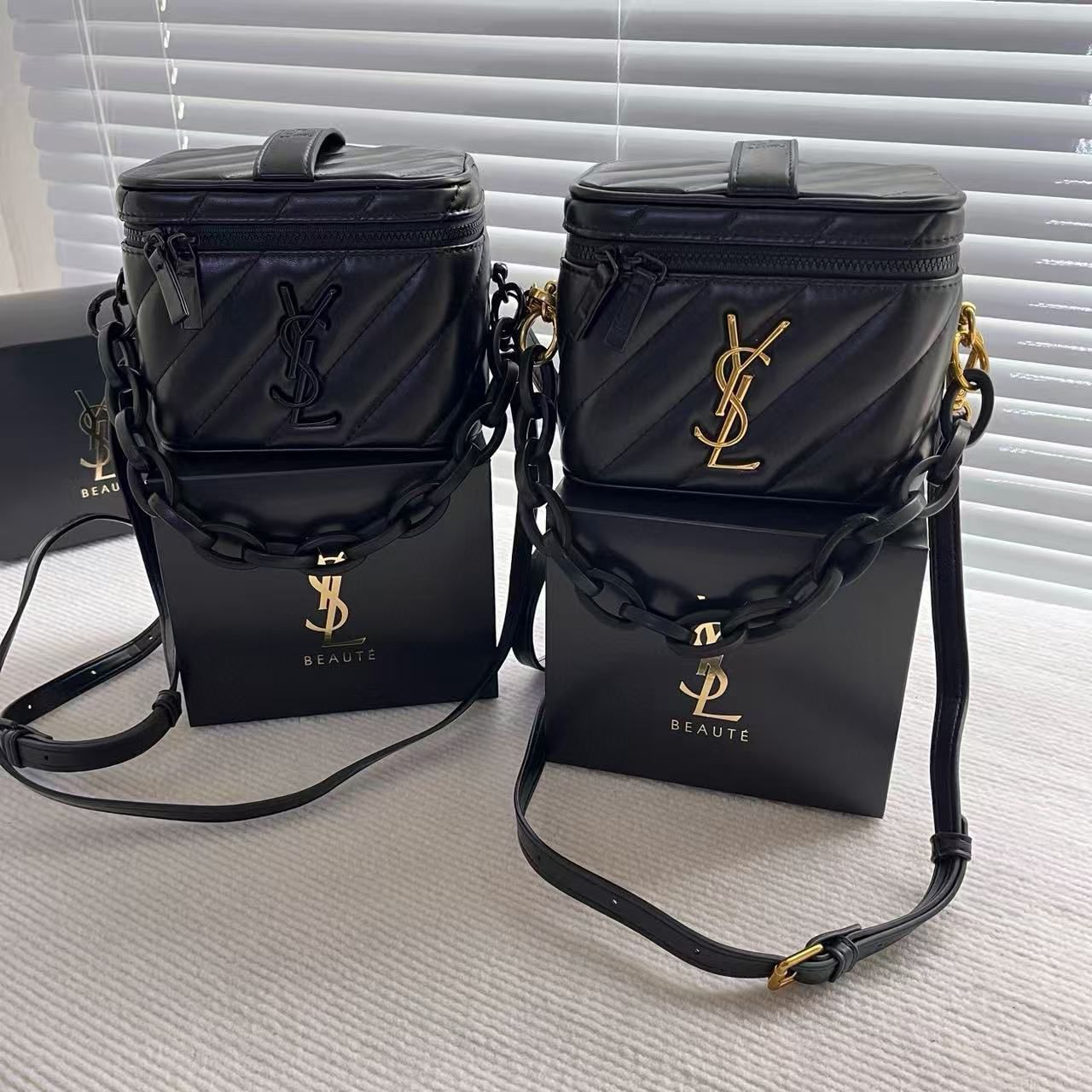 YSL Vanity Bag (Faux Leather) (Video Included)