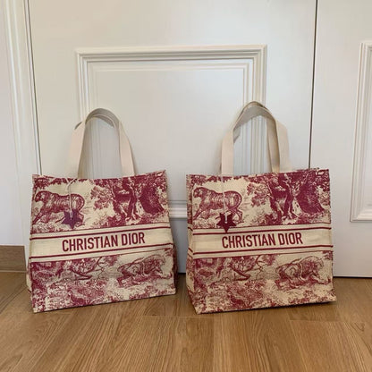 CHRISTIAN DIOR Vanity CarrierToile de Jouy Print