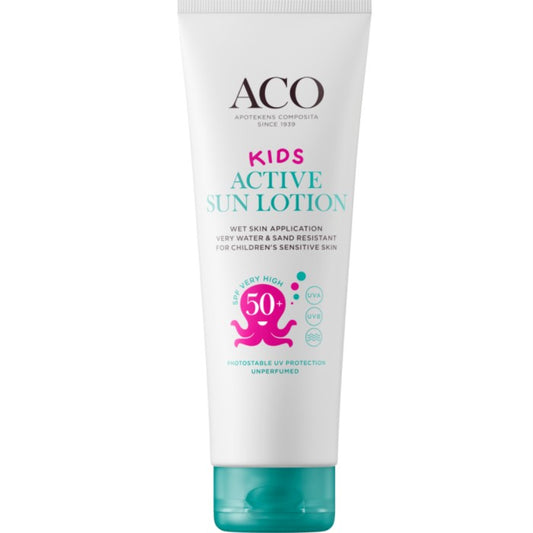 ACO Kids Active Sun Lotion 250ml SPF50++ (BIG TUBE)