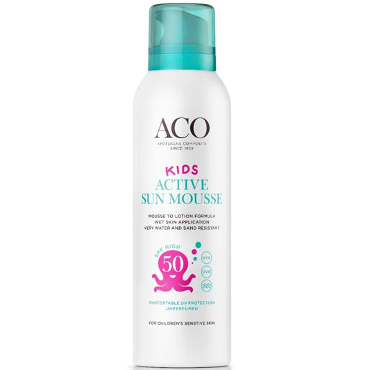 ACO Kids Active Sun Mousse 150ml SPF50++