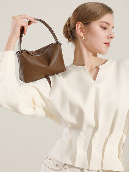 3006 Retro Pillow Bag – Full Grain Cowhide Leather