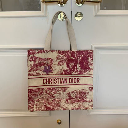 CHRISTIAN DIOR Vanity CarrierToile de Jouy Print
