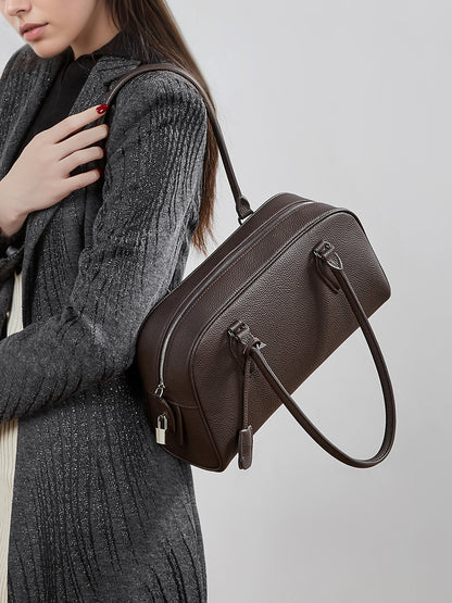 3308 Minimalist Bowling Bag – Full Grain Cowhide Leather