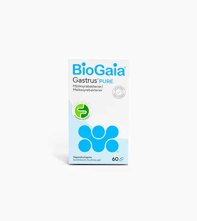 BioGaia, Gastrus PURE (Gastric Health) 60 Capsules