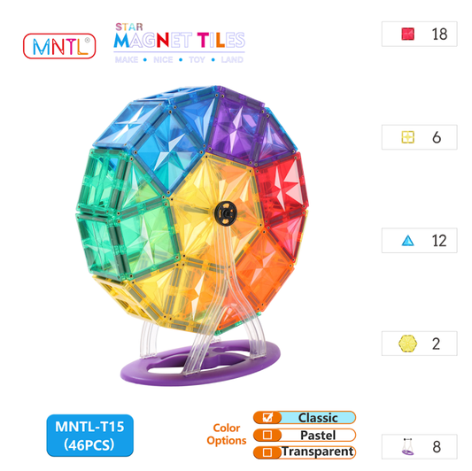 MNTL 46 Pieces Ferris Wheels Set (T15)