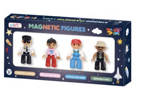 MNTL Magnetic Figurine x 4 (P8202)
